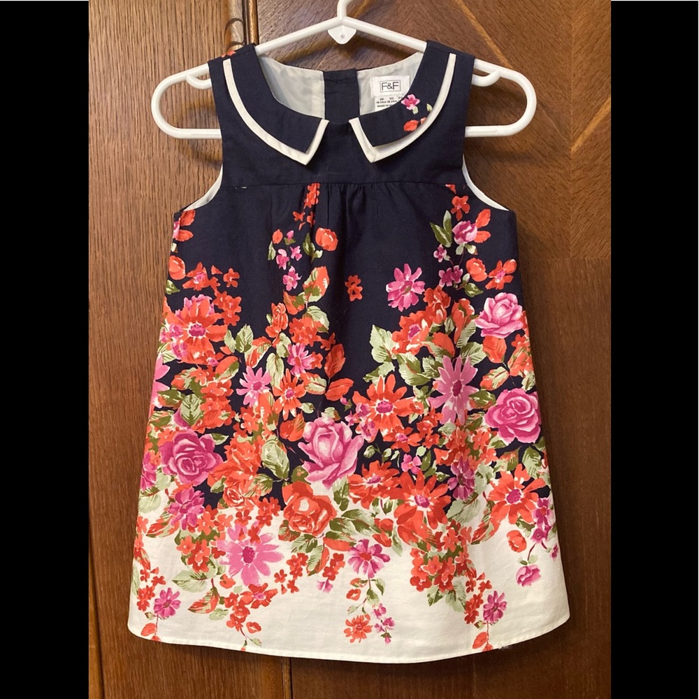 NWOT - F&F Sleeveless Dress, sz 18-24 months